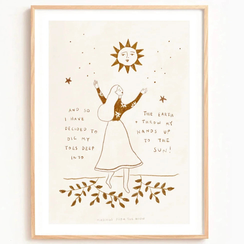 Art Print - Earth and Sun