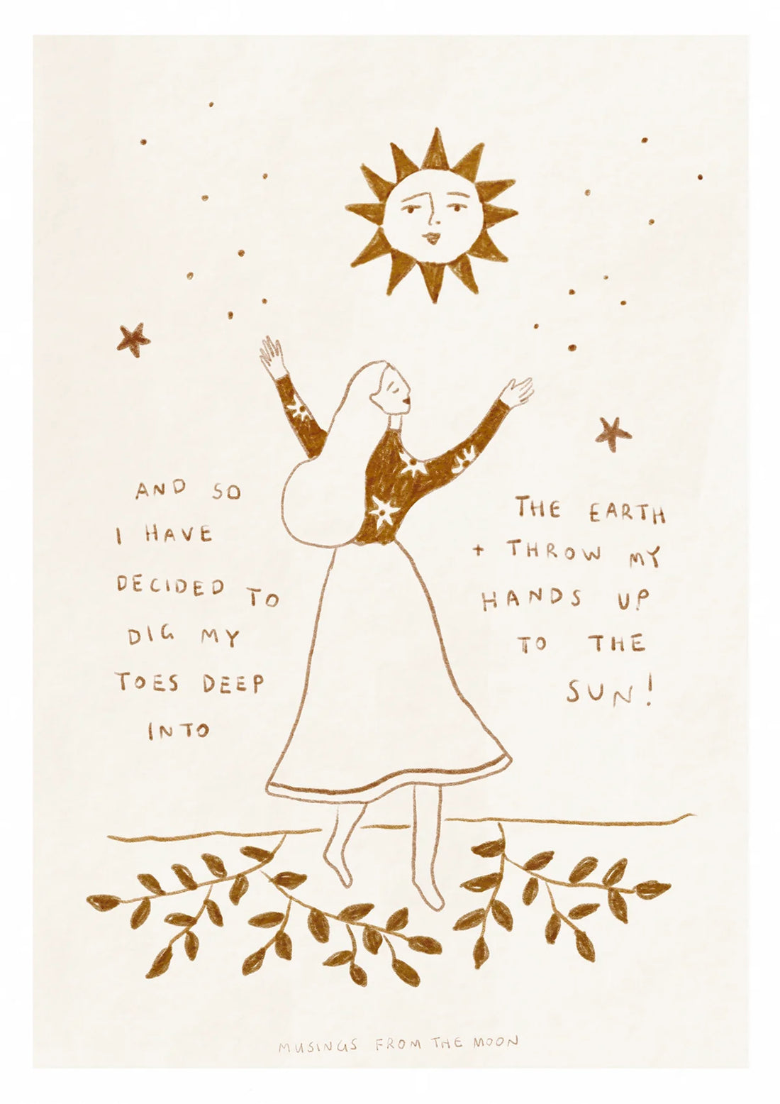 Art Print - Earth and Sun