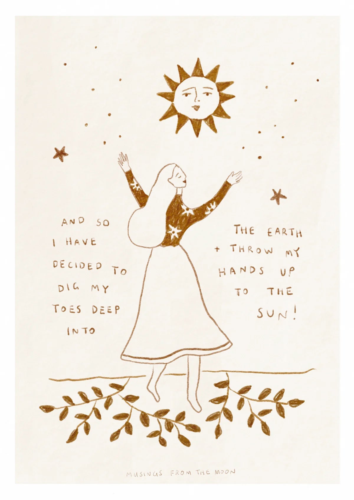 Art Print - Earth and Sun