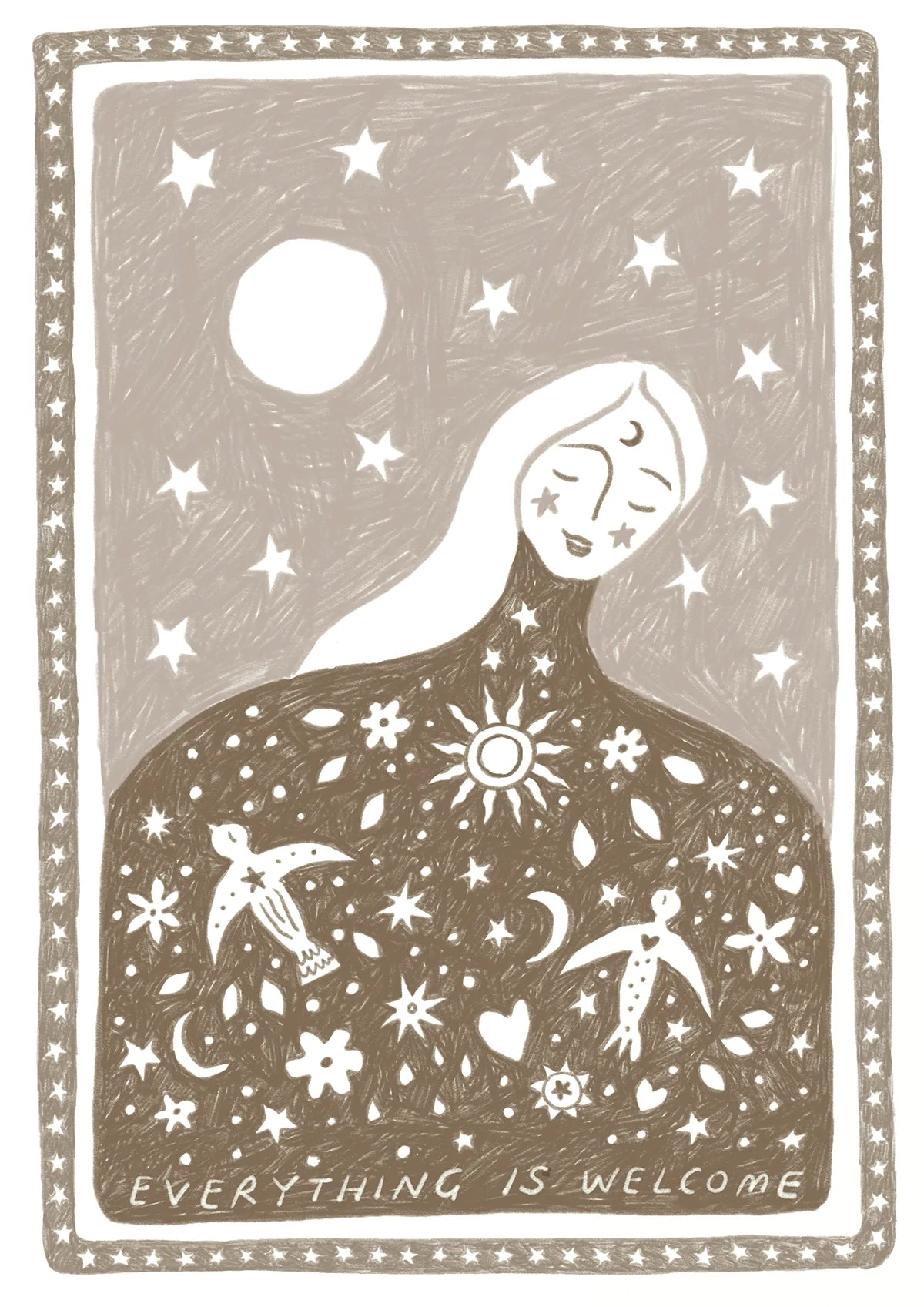 Art Print - Everything is Welcome (Natural)