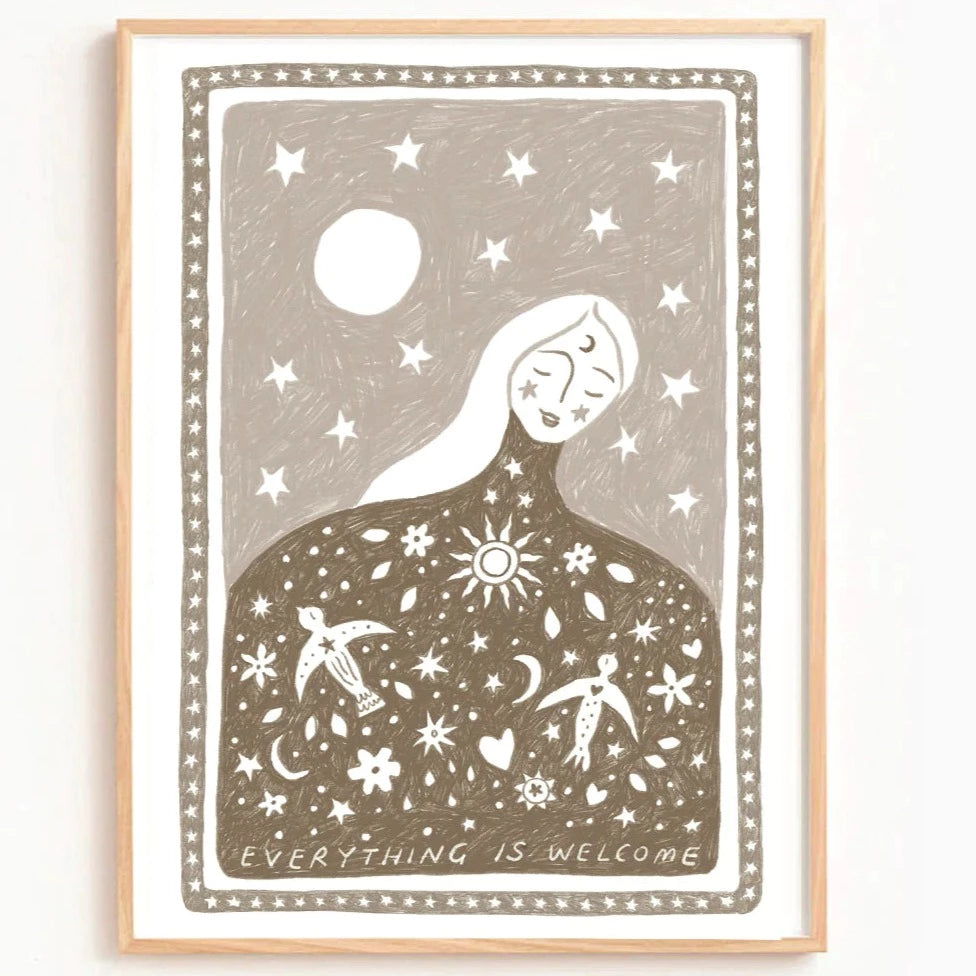 Art Print - Everything is Welcome (Natural)