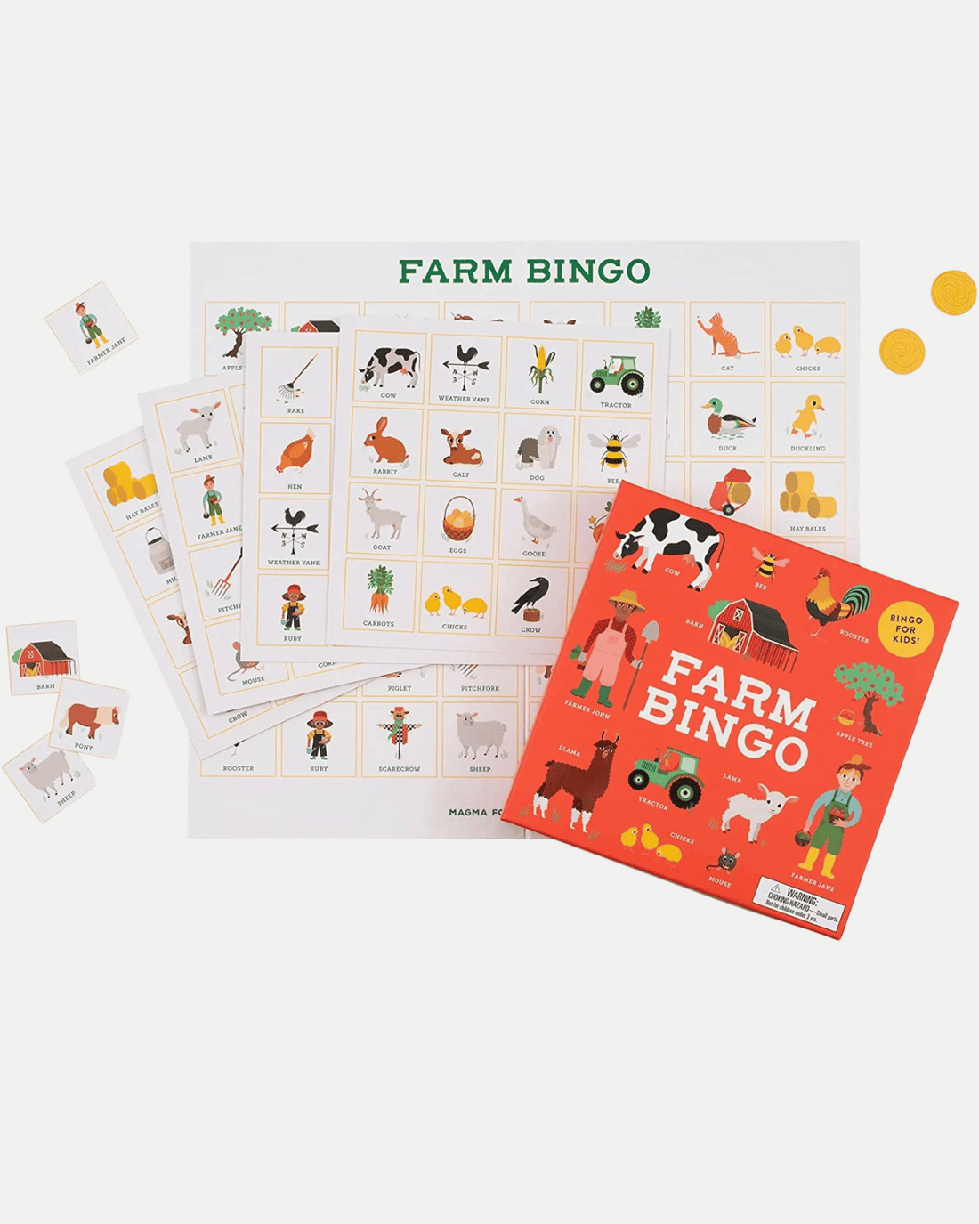 Farm Bingo family-friendly board game