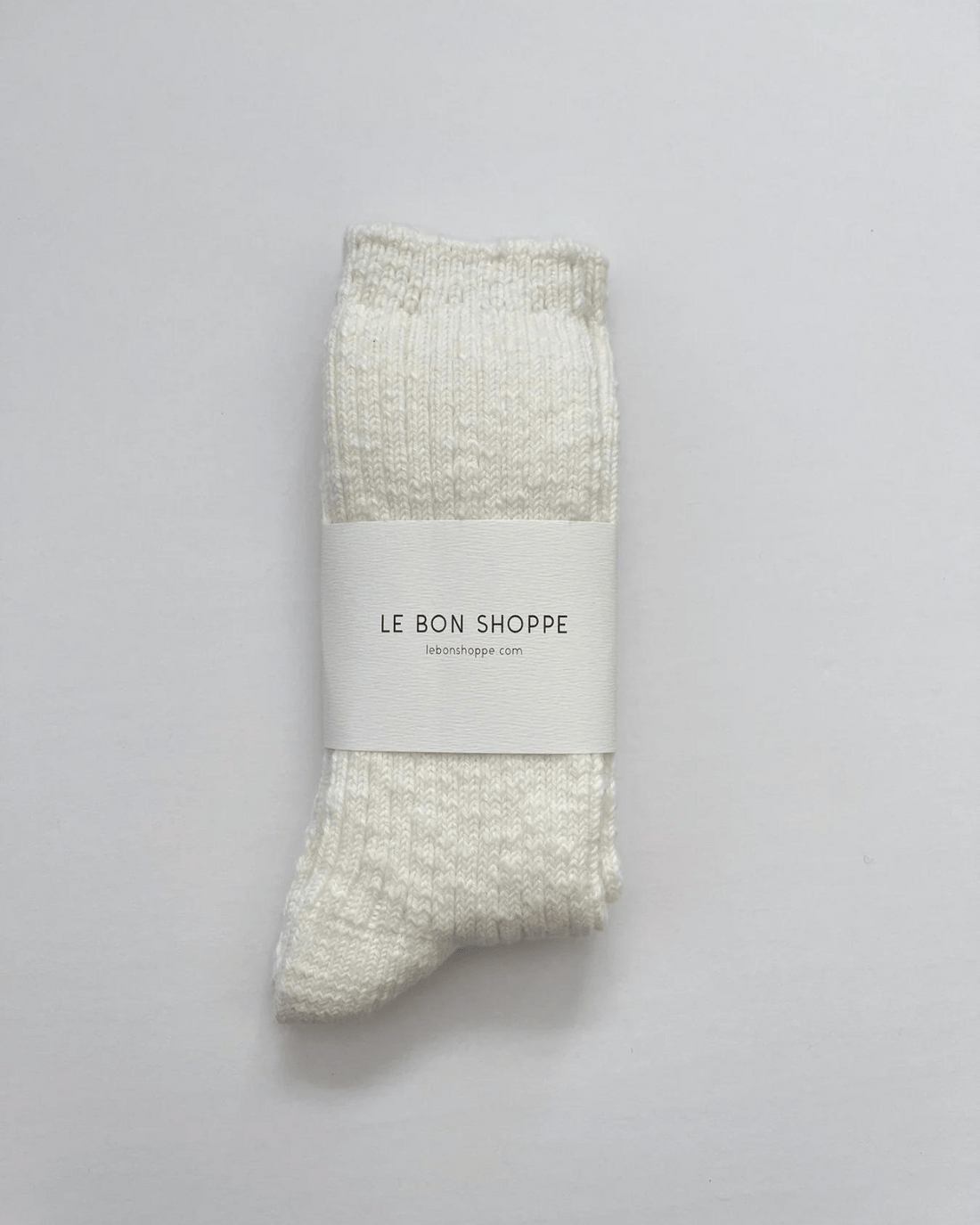 Cottage Socks - White Linen by Le Bon Shoppe ❄️