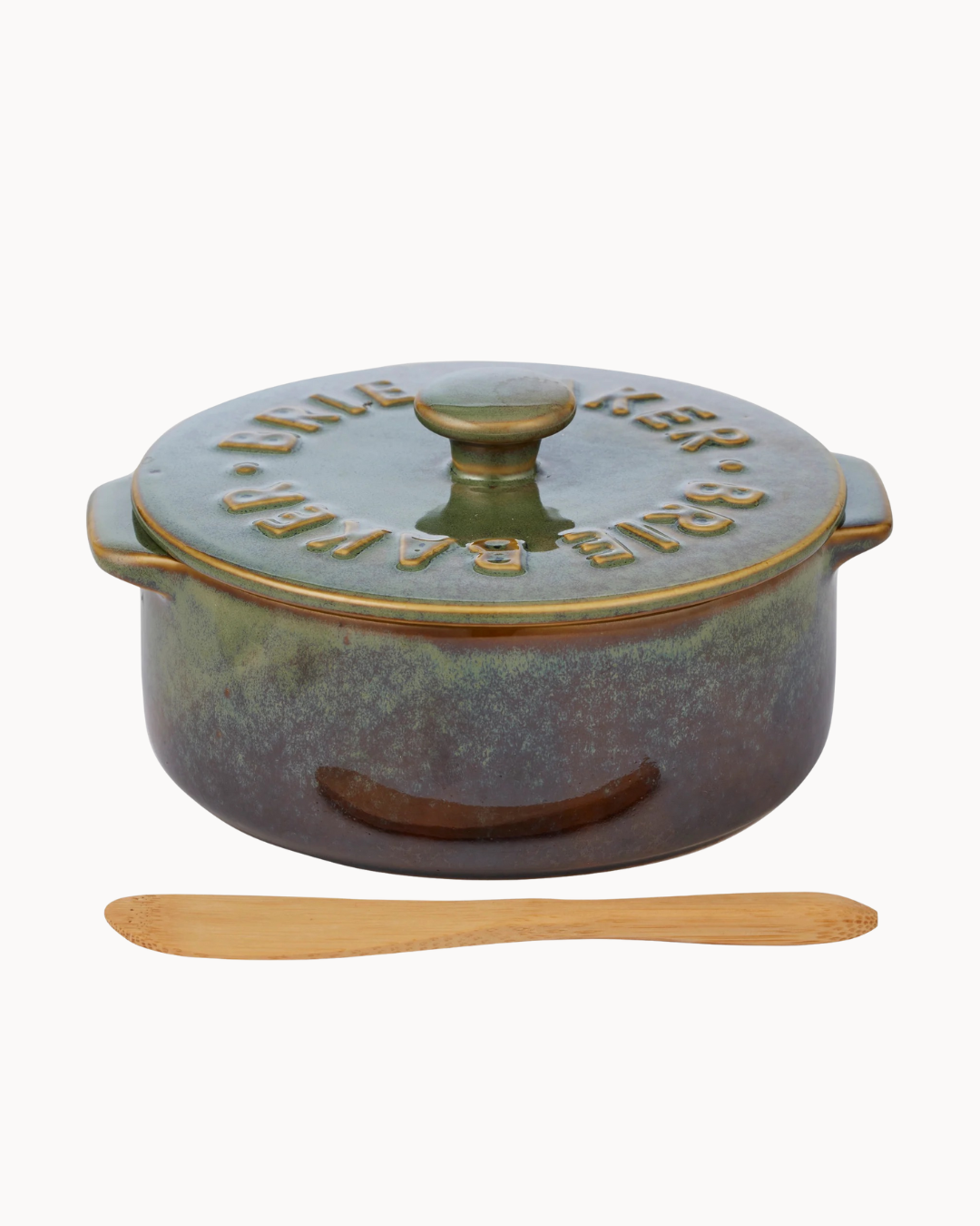 Loire Ceramic Baked Brie Dish - Olive