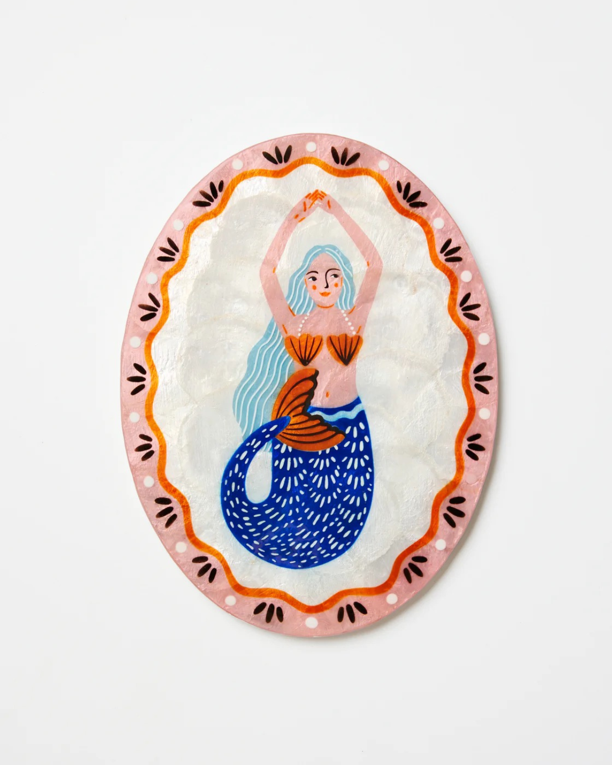 Mermaid Pearl Fan Wall Tile by Jones &amp; Co