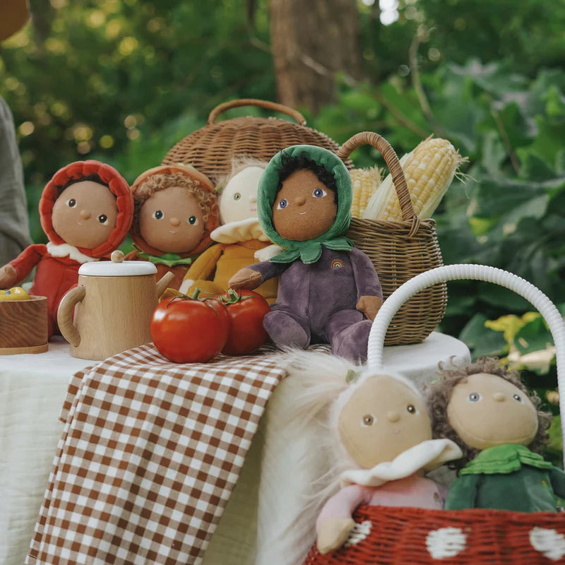 olli ella dinky dinkum doll ellis eggplant happy harvest polly and co
