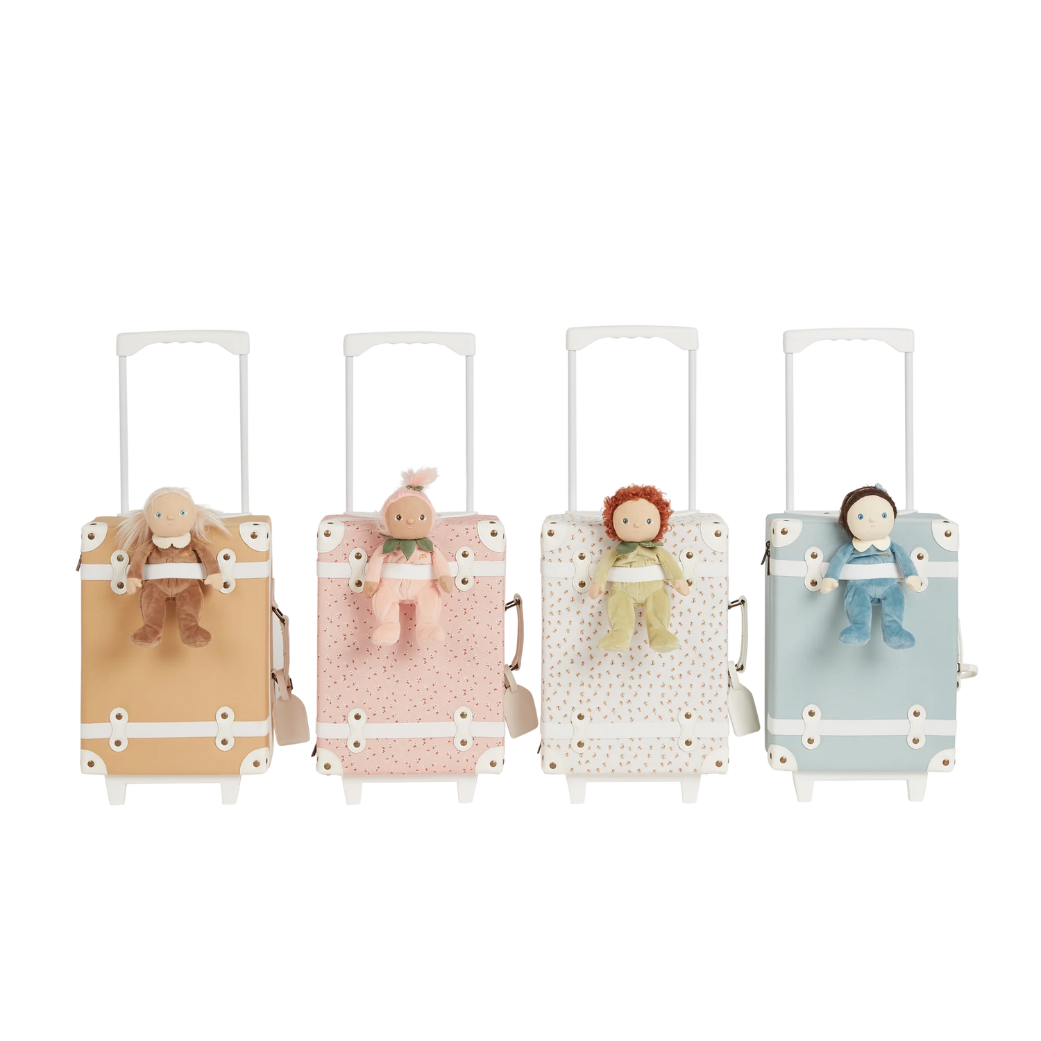 Kids Travel Suitcase - See-Ya Suitcase by Olli Ella in Butterscotch