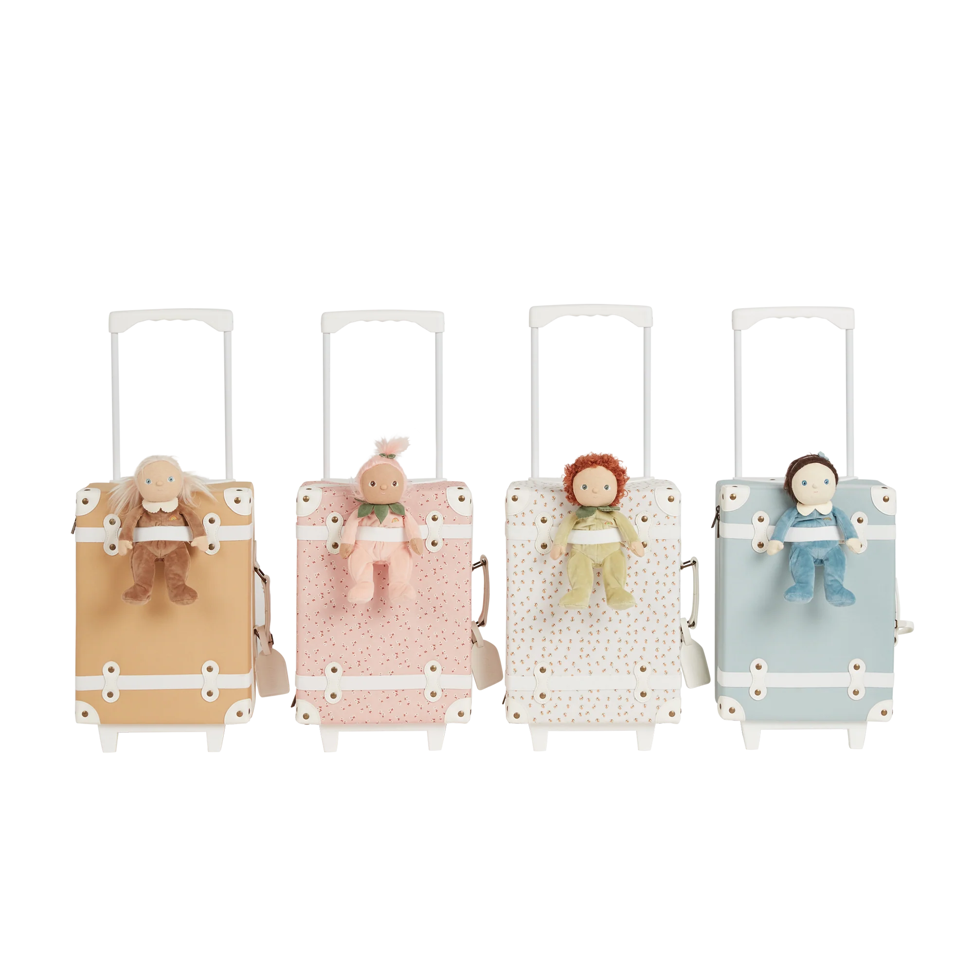 Kids Travel Suitcase - See-Ya Suitcase by Olli Ella in Butterscotch