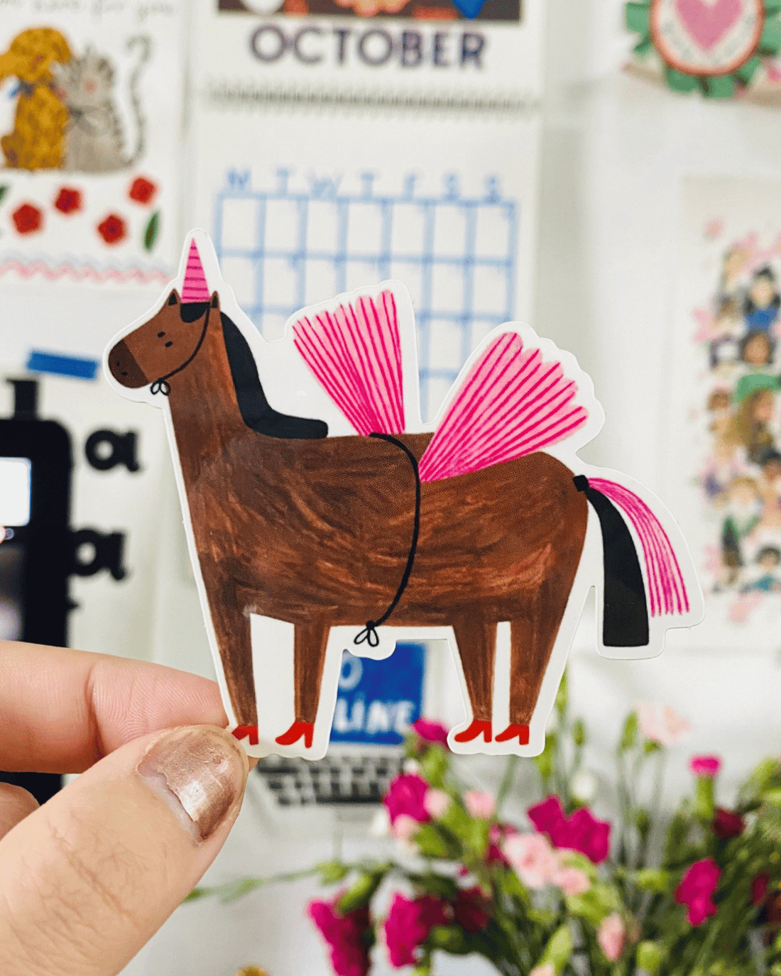 Unicorn Sticker by Daria Solak Illustrations
