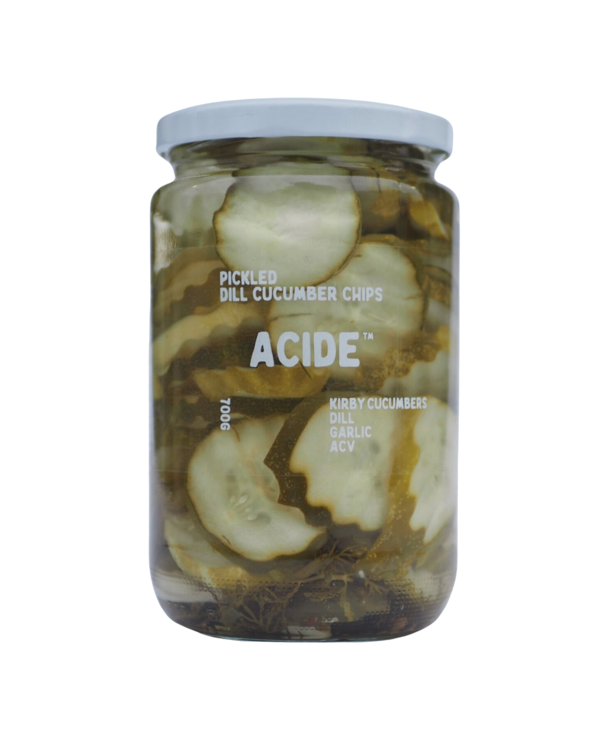 Pickled Dill Cucumber Chips by Acide