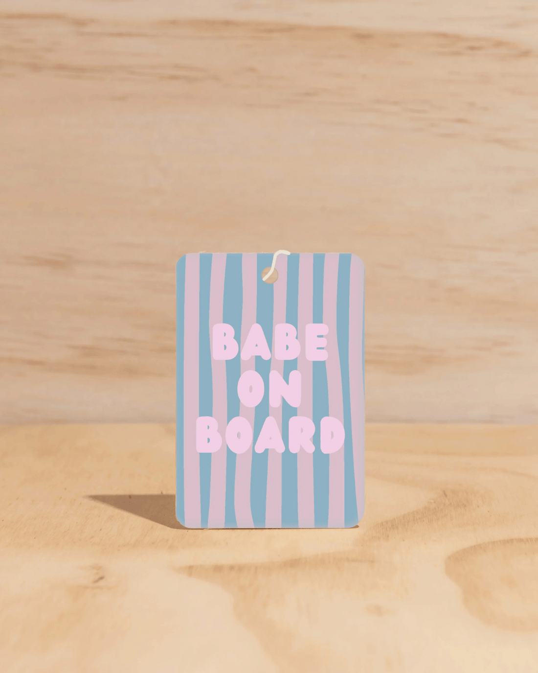 Babe On Board Air Freshener by The Commonfolk Collective