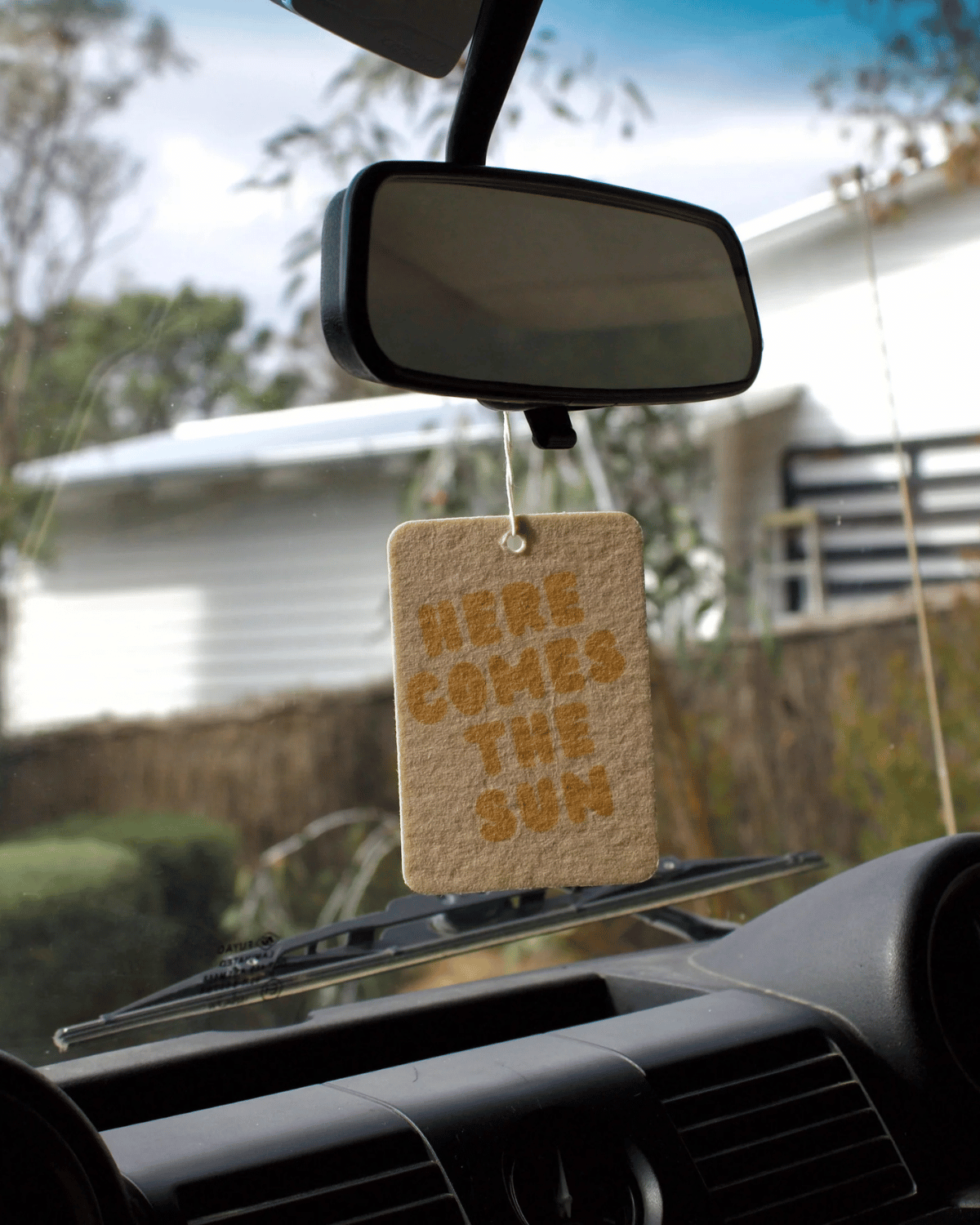 Here Comes The Sun Air Freshener by The Commonfolk Collective 