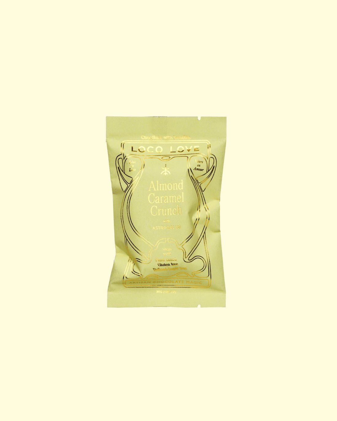 Loco Love Almond Caramel Crunch Chocolate - Single 30g