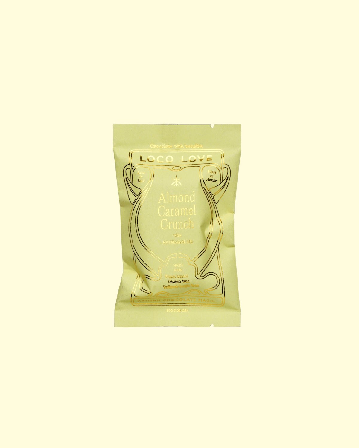 Loco Love Almond Caramel Crunch Chocolate - Single 30g