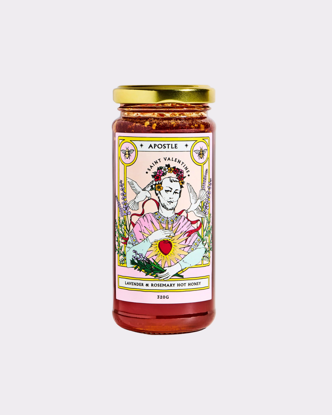 Apostle Sauce - Lavender &amp; Rosemary Hot Honey (320g) 