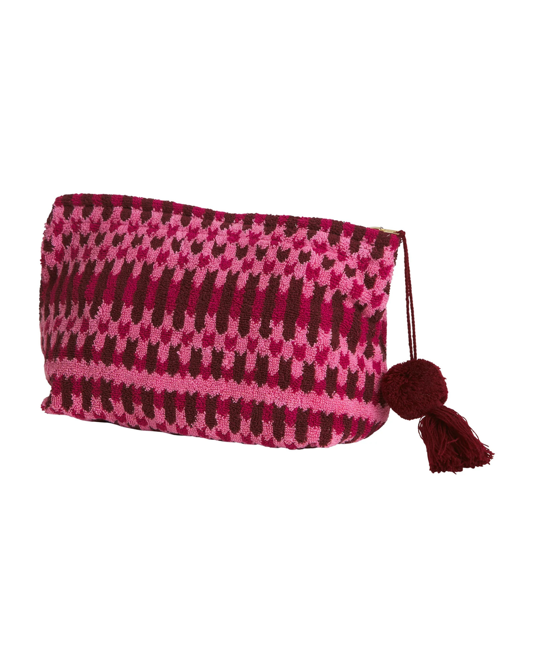 Sage & Clare Arlette Terry Pouch - Cosmo Pink