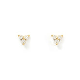 Cassia Stud Earrings - Stone by Arms of Eve