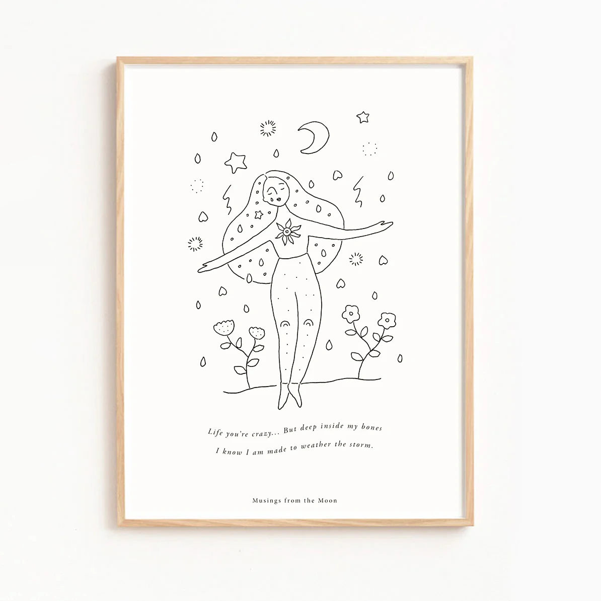 Art Poem Print  - Weather The Storm 2