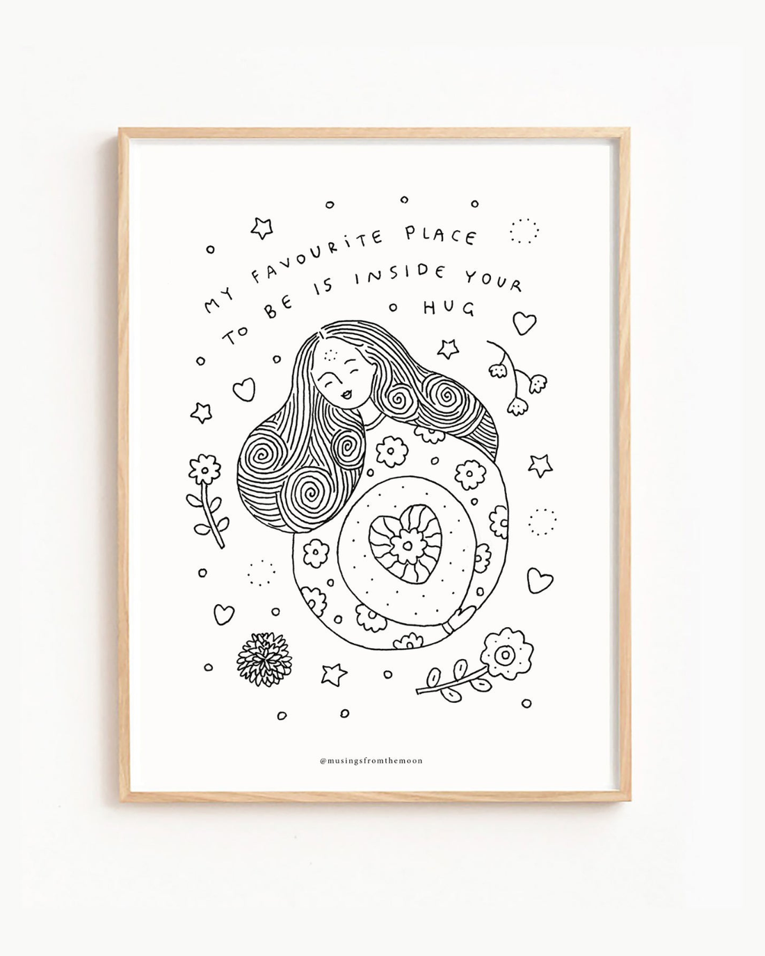 Art Poem Print - My Favourite Place To Be