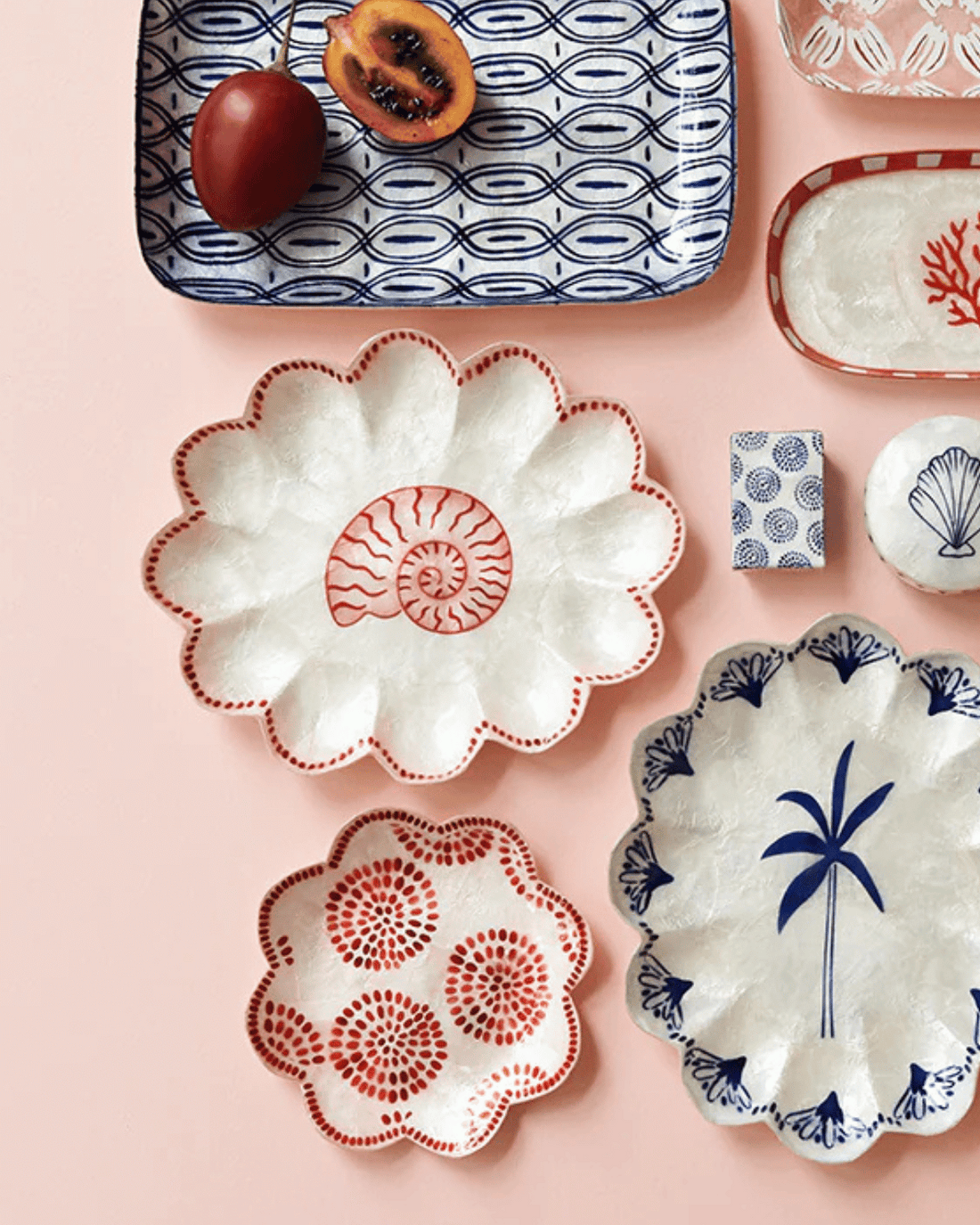 Atlantic Shell Pink Plate Jones & Co