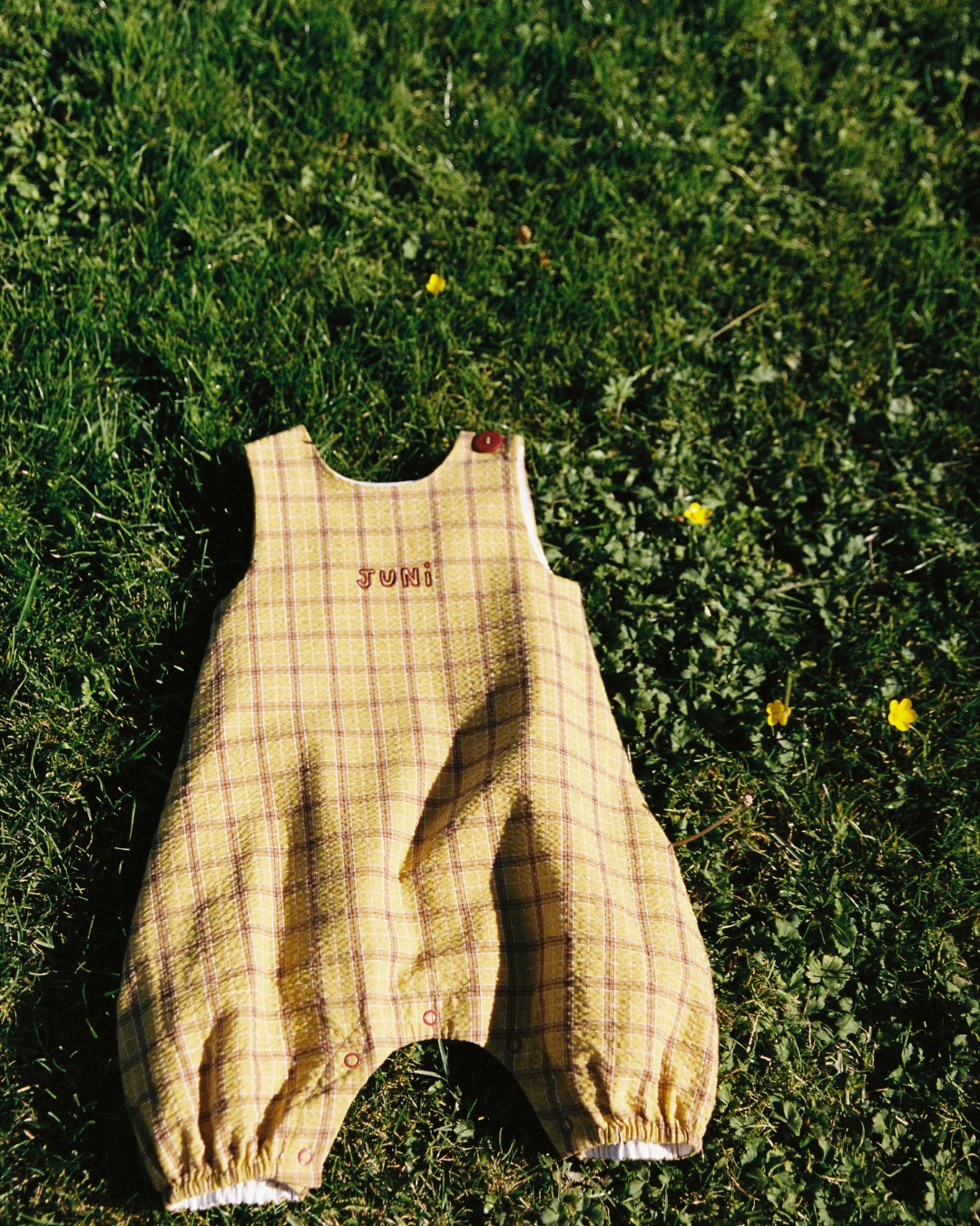 Avery Romper - Mustard by Juni JNR