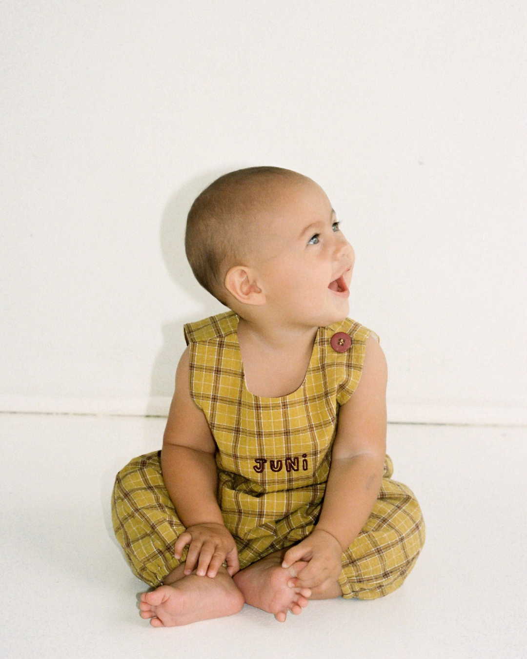 Avery Romper - Mustard by Juni JNR