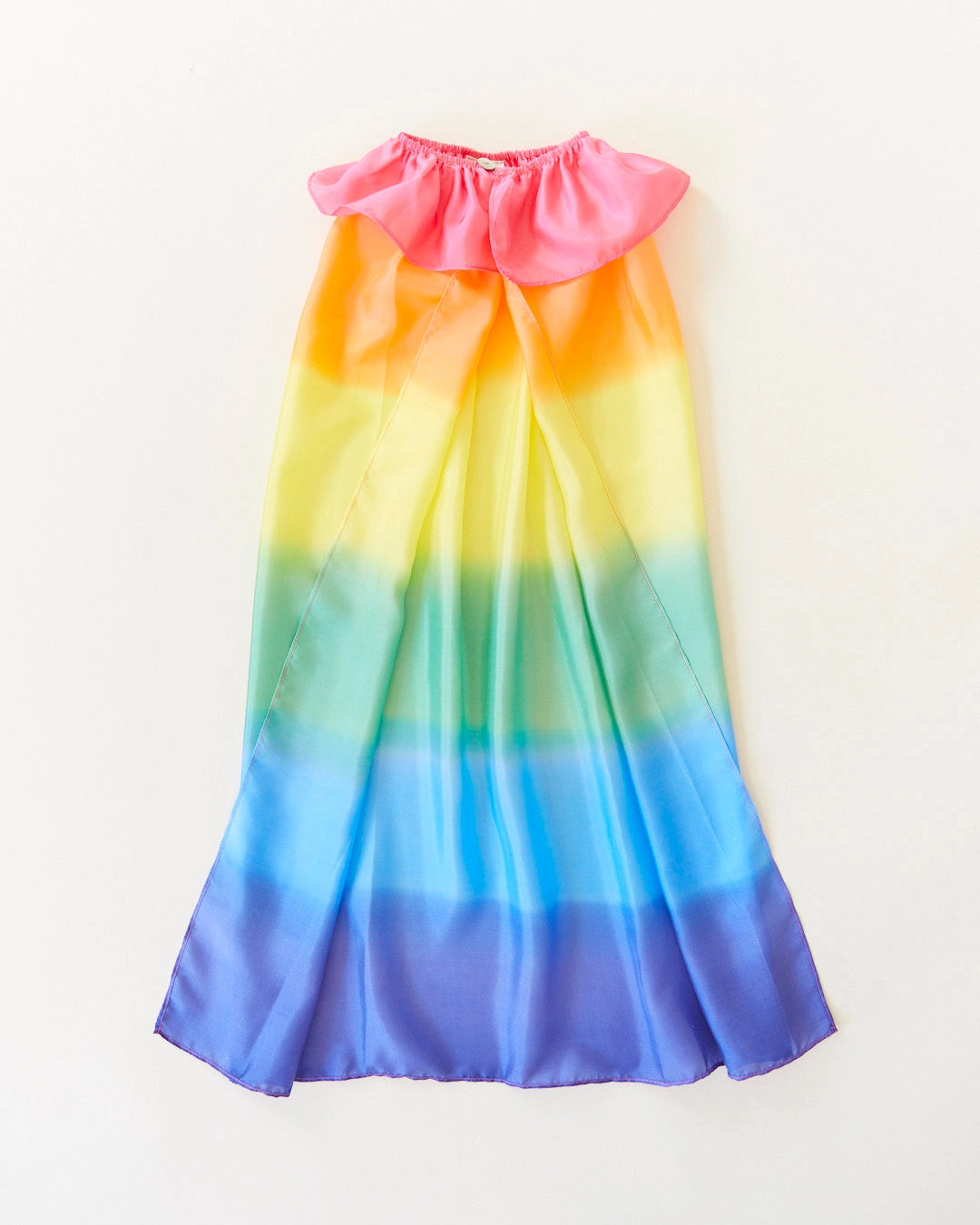 100% Silk Capes For Dress Up &amp; Pretend Play - Rainbow