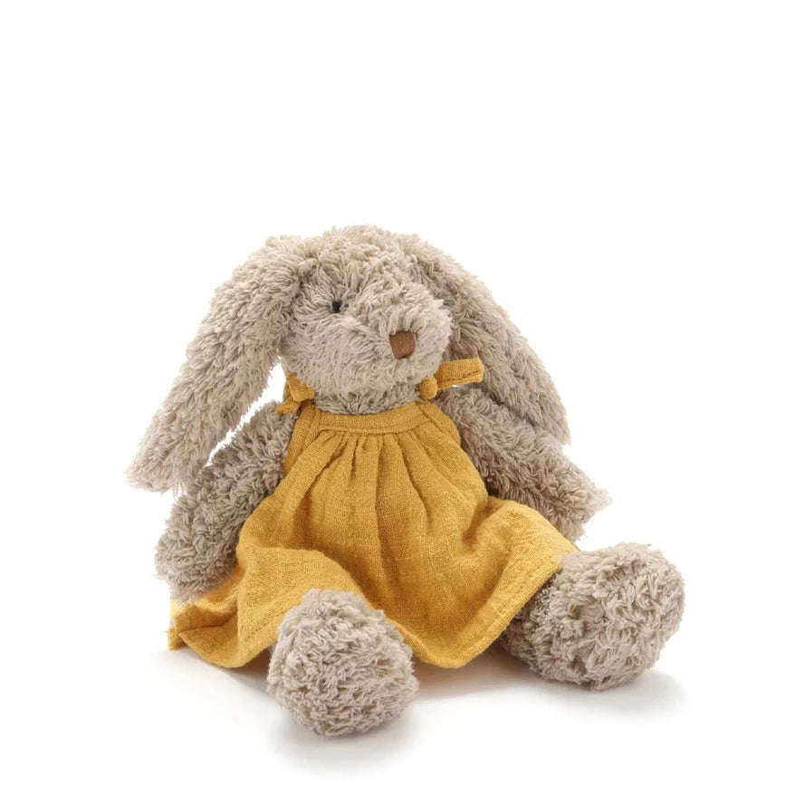 Baby Honey Bunny Girl - Mustard by Nana Huchy - Stuffed bunny toy for kids