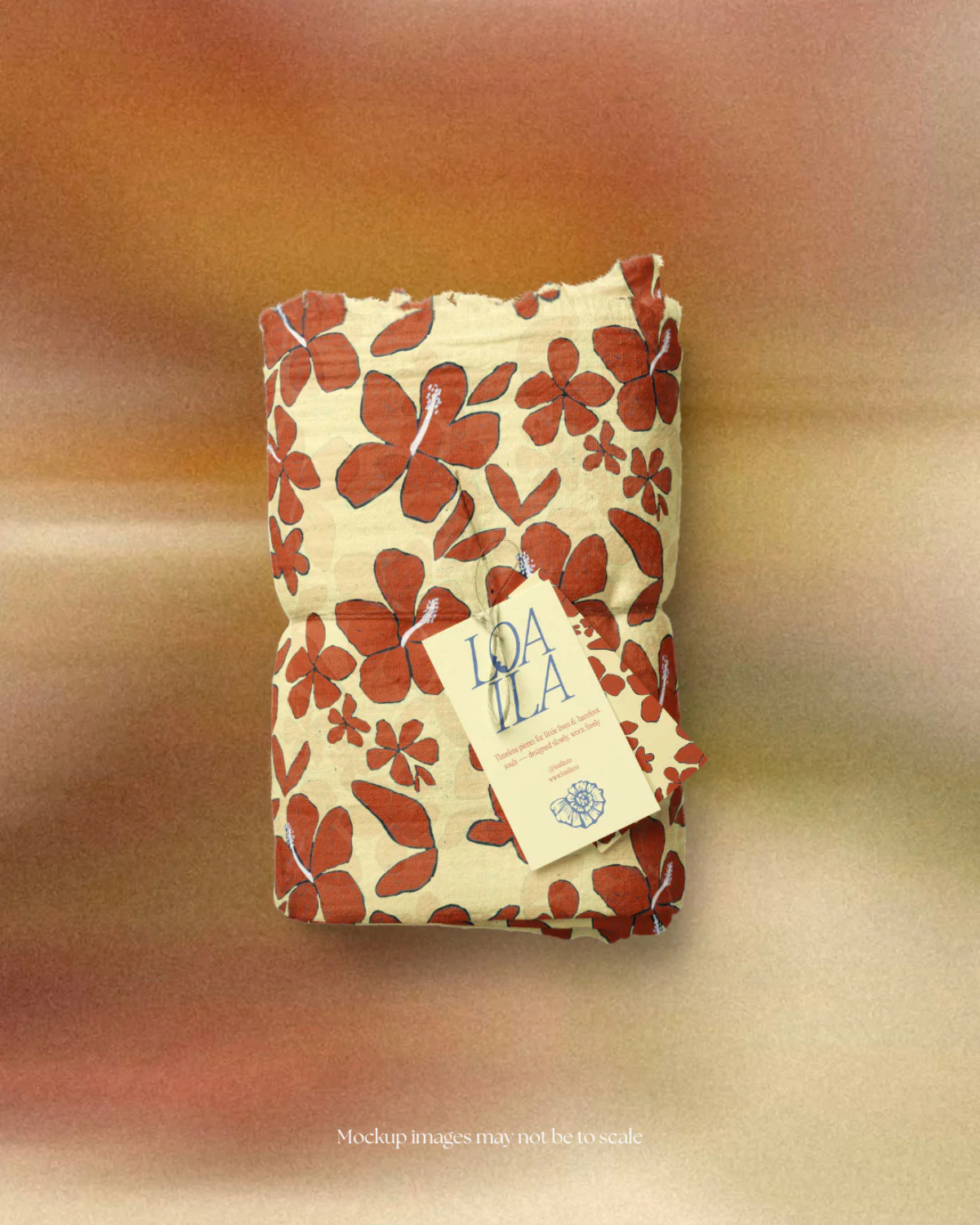 Baby Wrap in Honey Hibisucs by Loaila