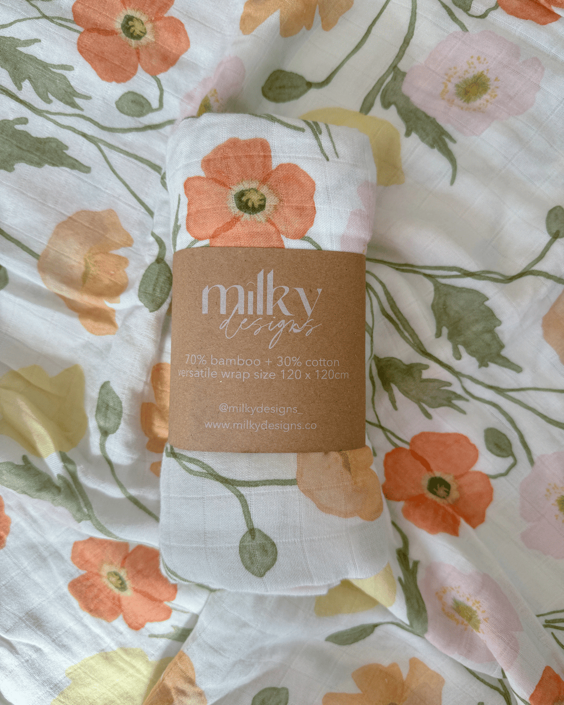 Baby Wrap in Pops by Milky Designs