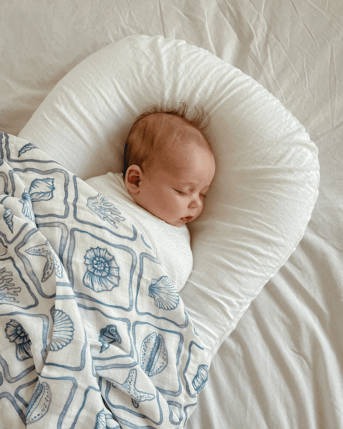 Baby Wrap in Shoreline by Milky Designs 