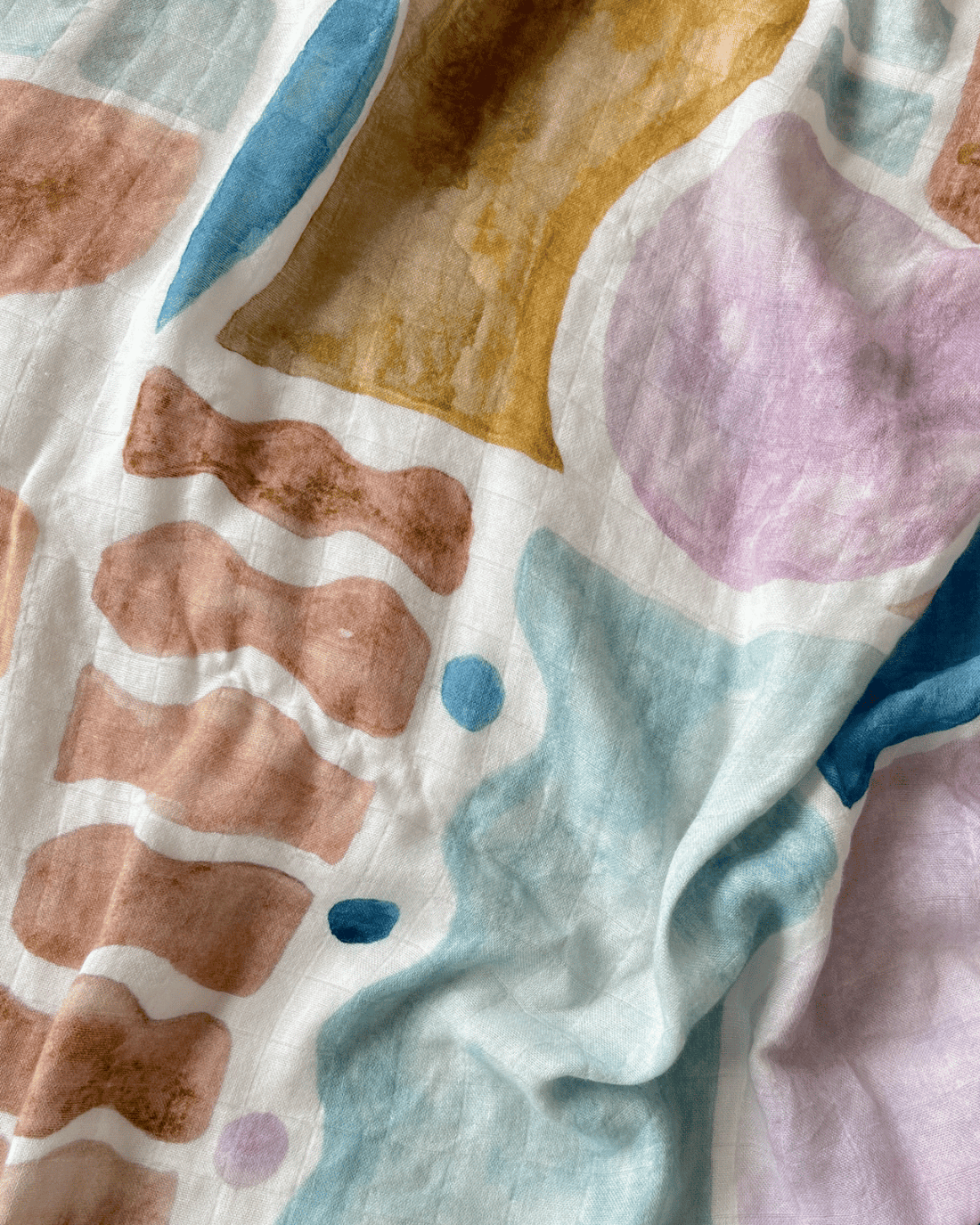 Baby Swaddle in Zimi by Milky Designs