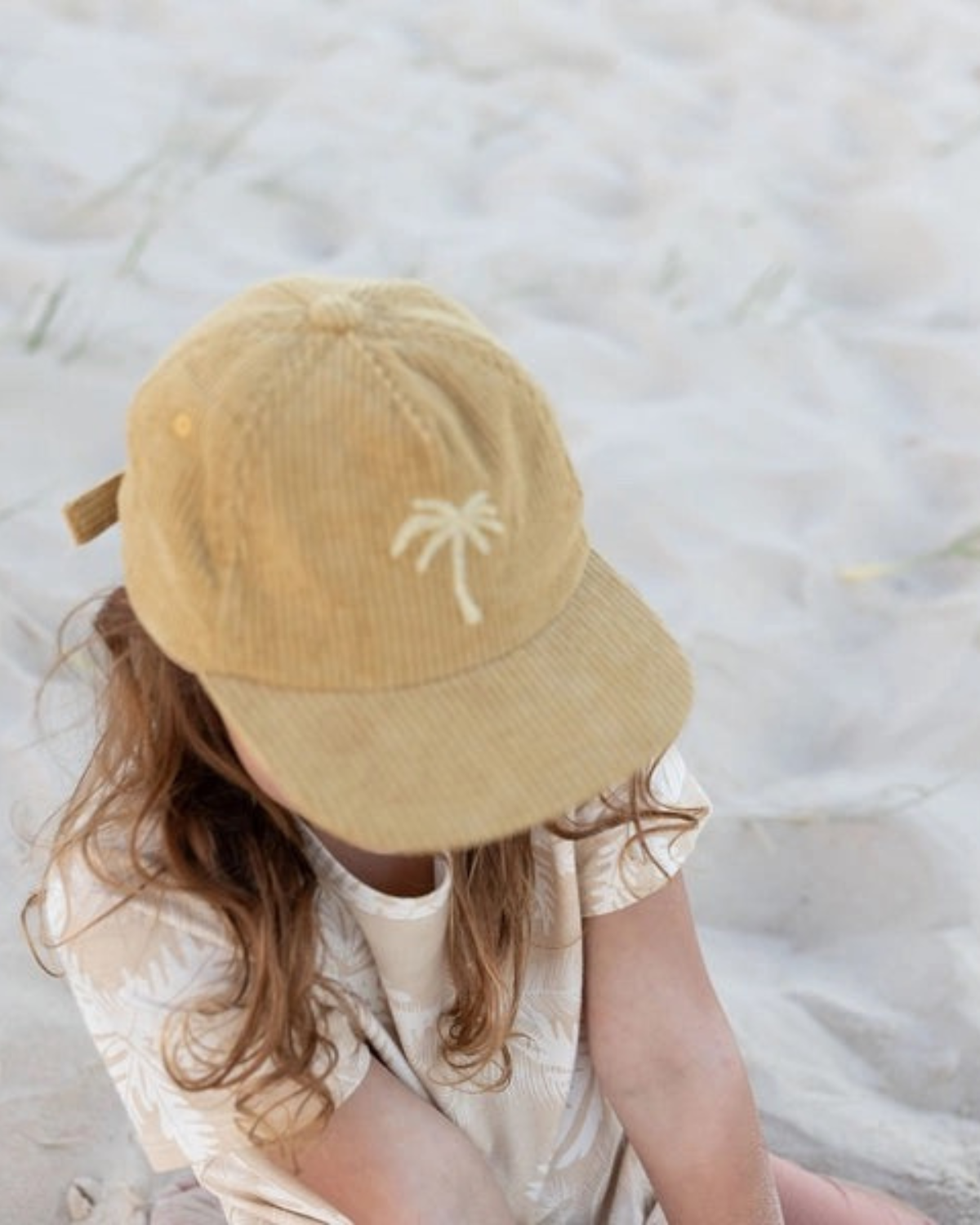 Bam Loves Boo - Palm Tree Organic Cotton Kids Cap