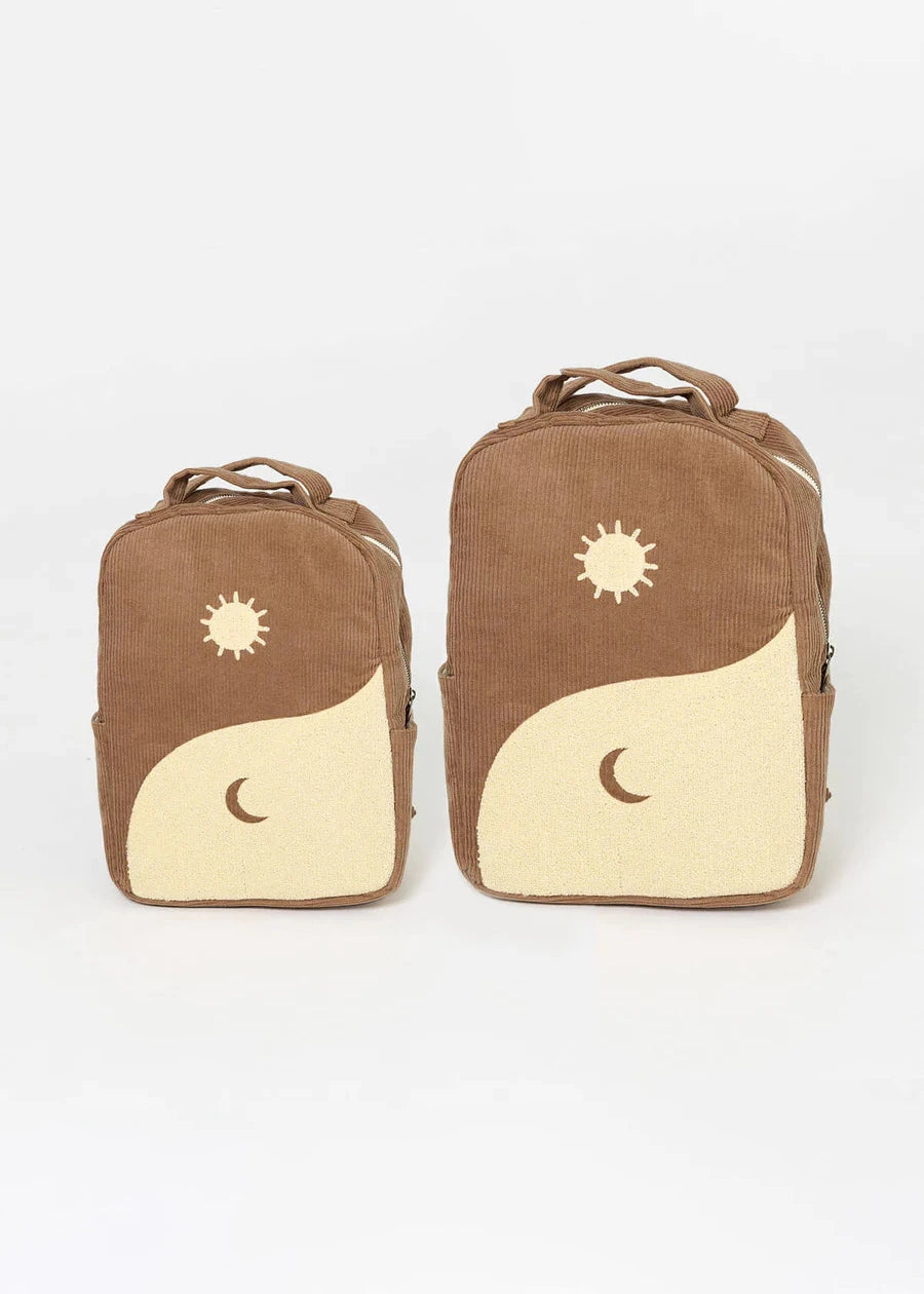 Bam Loves Boo - Yin Yang Organic Backpack - Chocolate