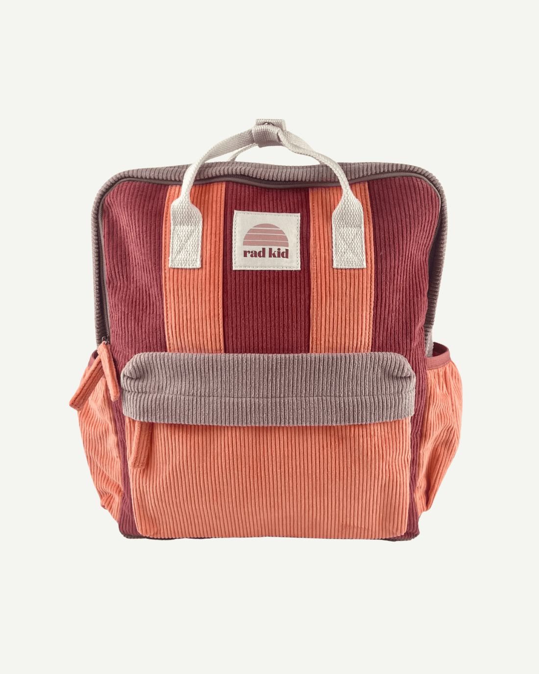Corduroy Spliced Eco Kids Backpack - Berry Nice