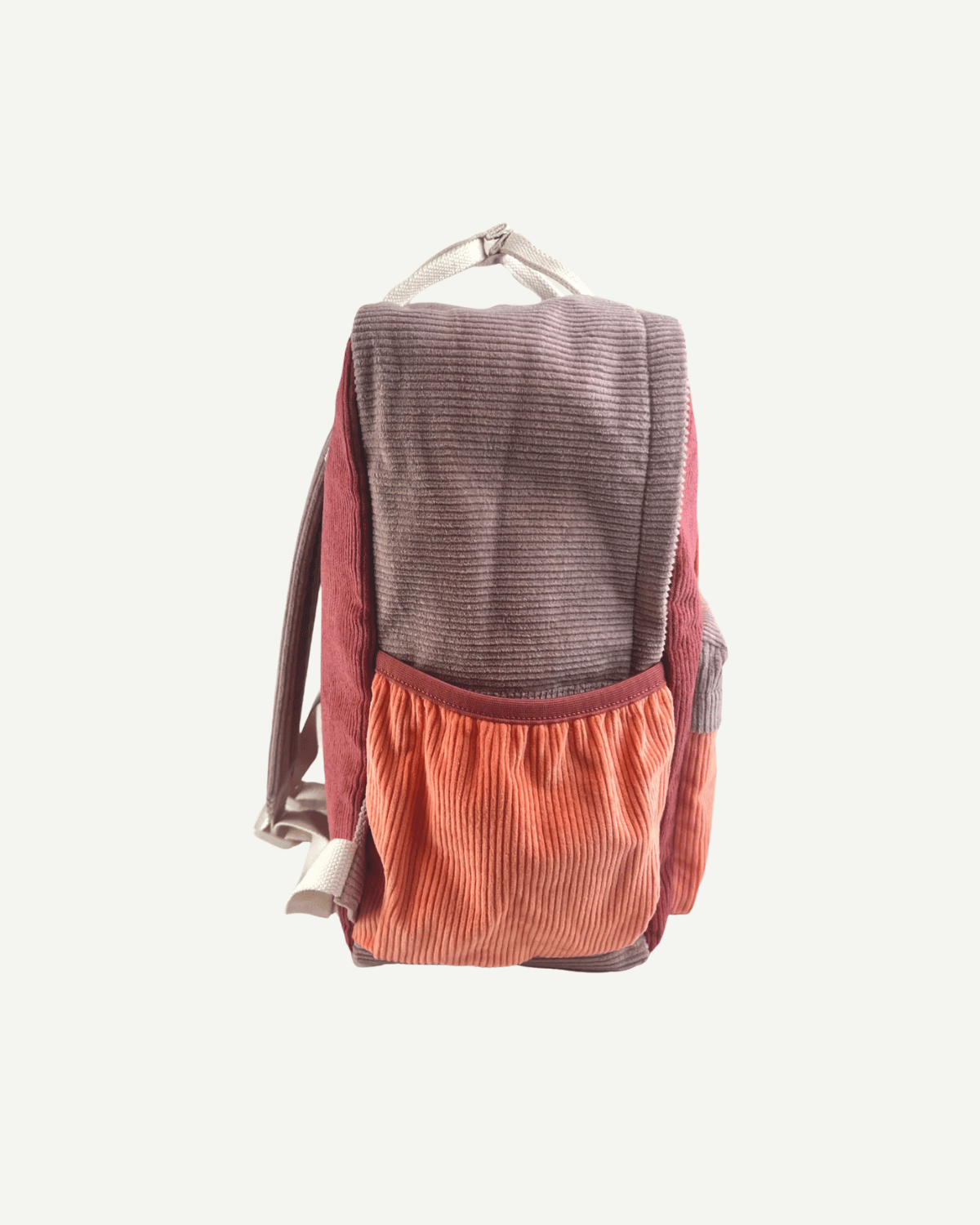 Corduroy Spliced Eco Kids Backpack - Berry Nice