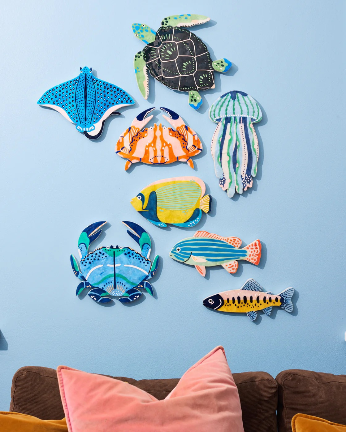 Beach Club Angel Fish Wall Art by Jones &amp; Co 