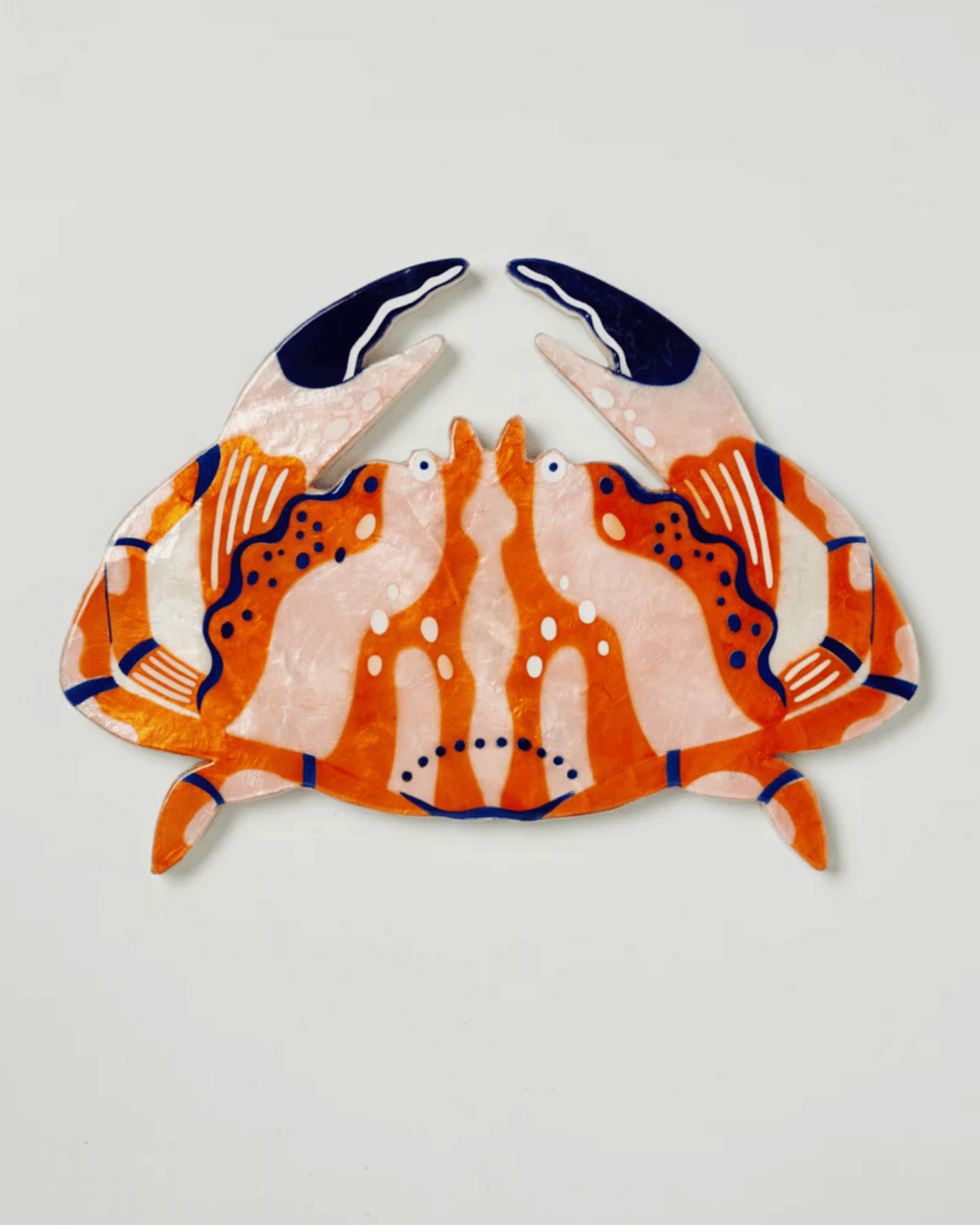 Beach Club Orange Crab Wall Art by Jones & Co