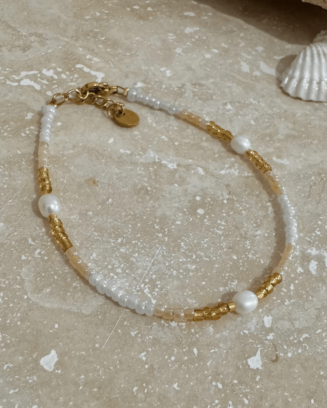 Luna.Foundling ❘ Beaded Bracelet - Tideline Glow (Adult)