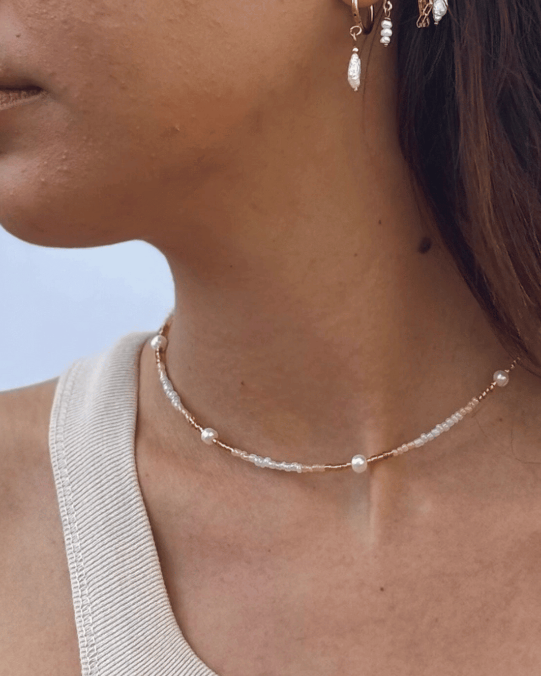 Luna.Foundling ❘ Beaded Necklace - Tideline (Adult) 