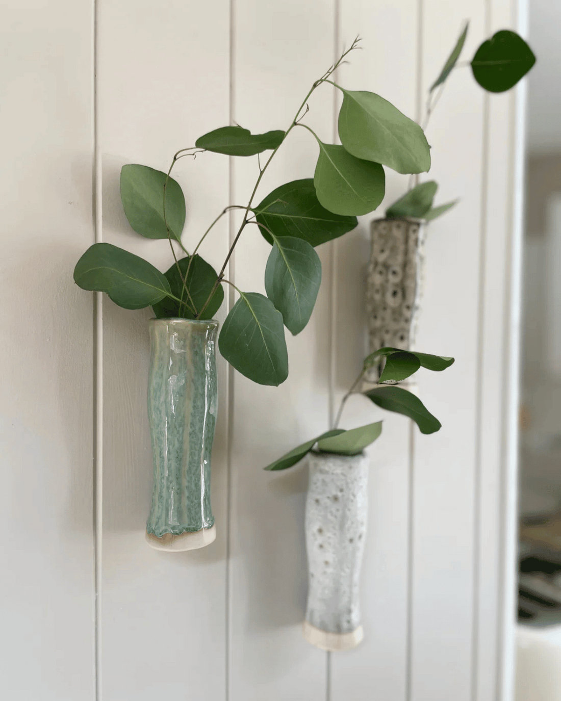 Bijou Vert Wall Vase by Jones & Co