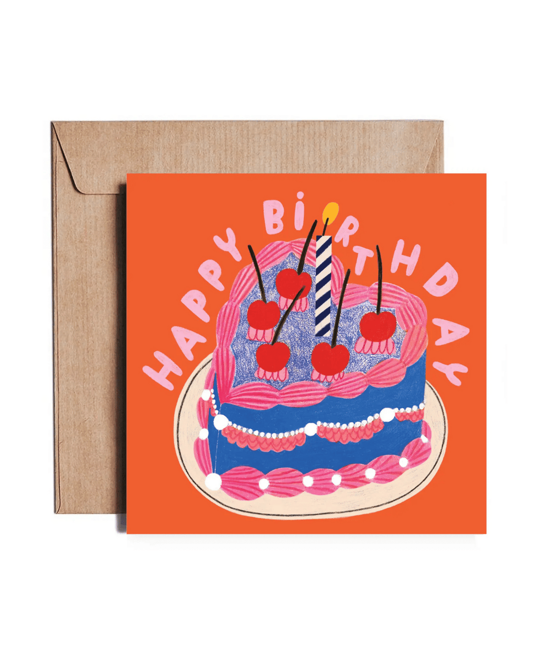 Birthday Cake Card by Daria Solak Illustrations