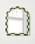 Bloom Nouveau Check Mirror by Jones & Co