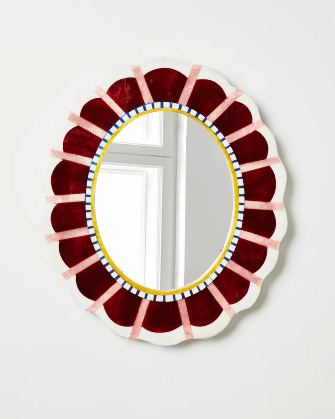 Bloom Nouveau Wine Mirror by Jones &amp; Co 