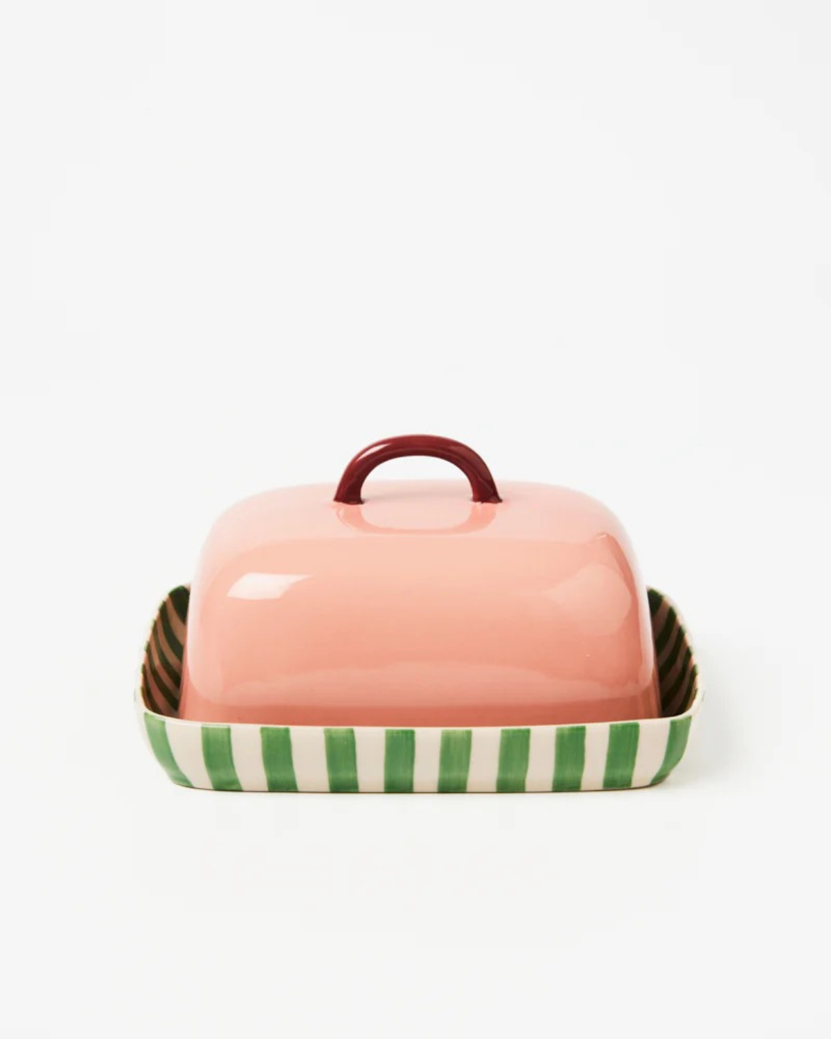 Bloomie Pink Butter Dish by Jones &amp; Co