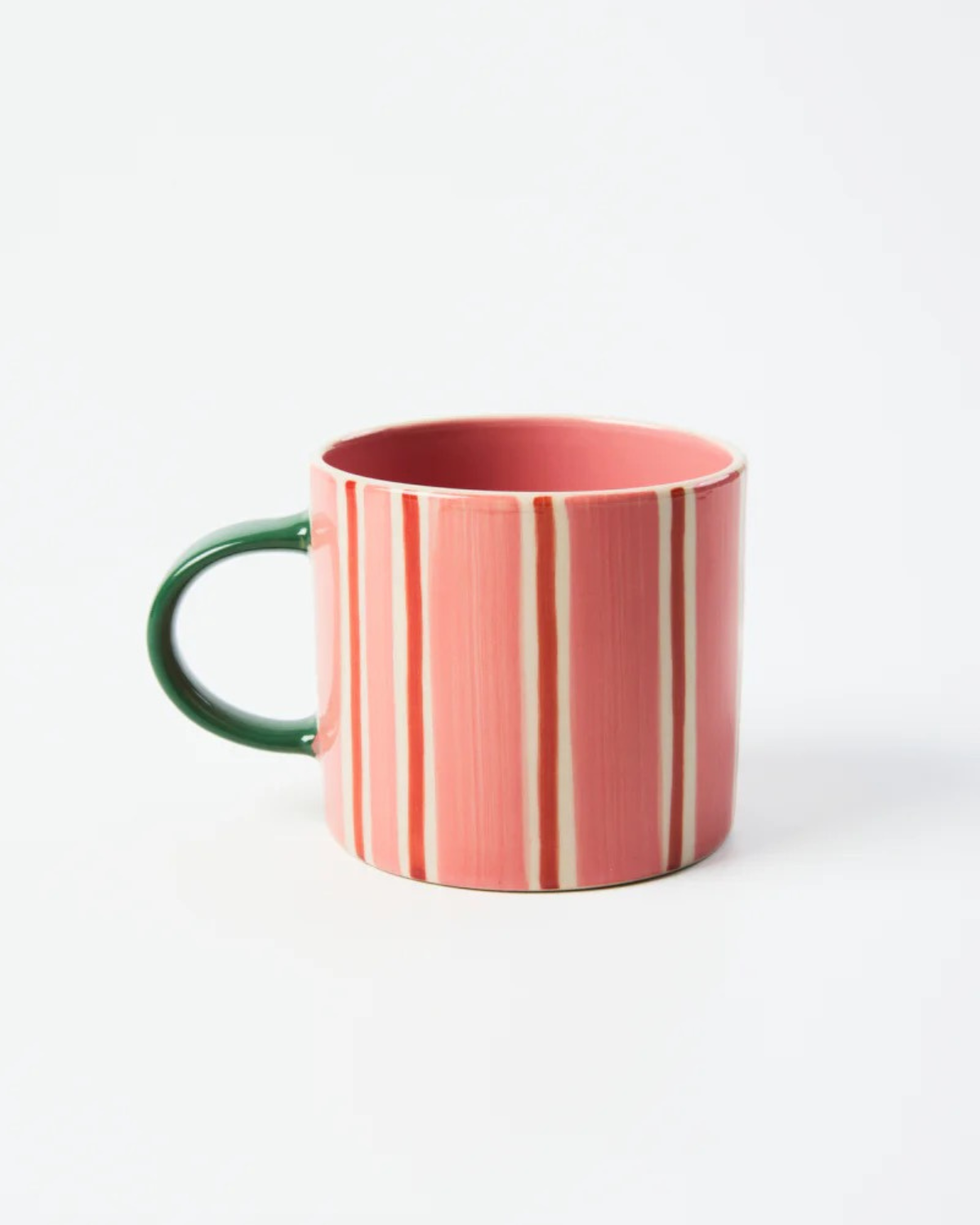 Bloomie Pink Stripe Mug by Jones &amp; Co 
