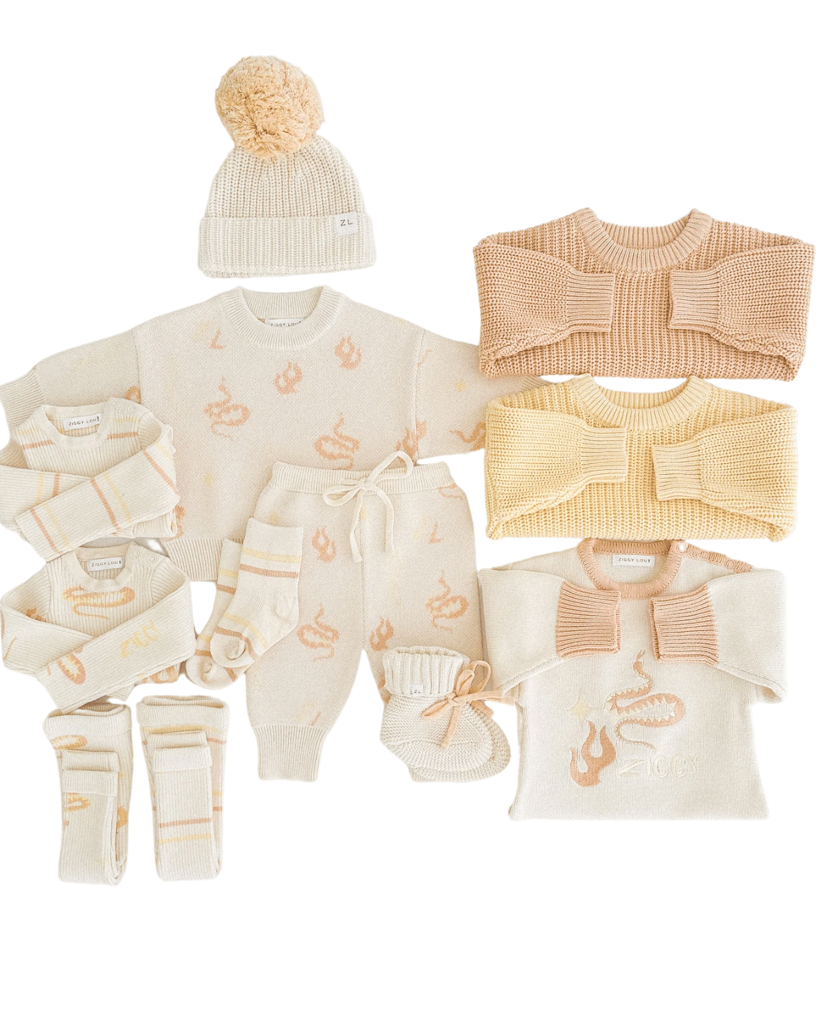 Newborn Bodysuit - Ember by Ziggy Lou