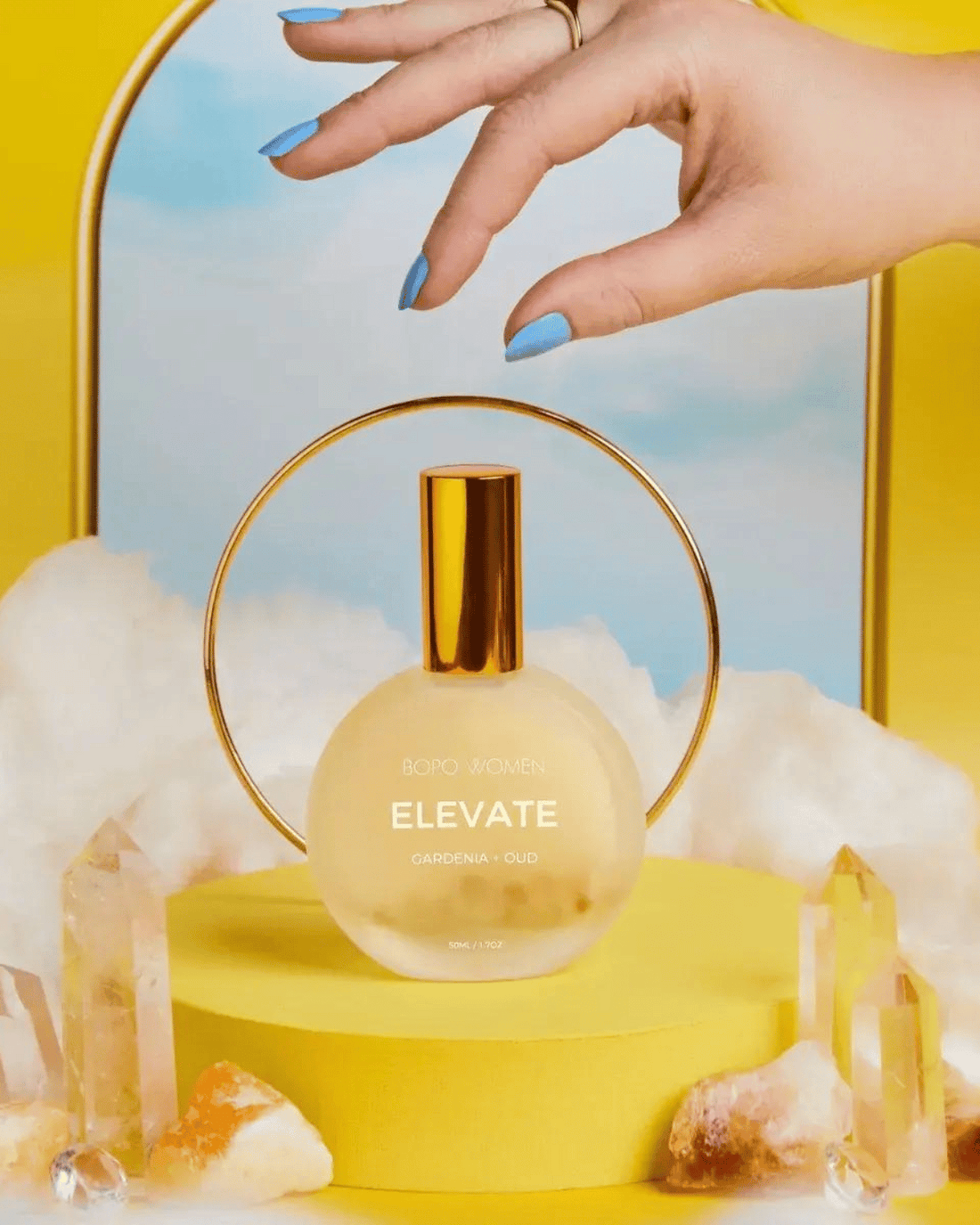 Crystal Infused Zodiac Natural Perfume - Elevate by Bopo Women