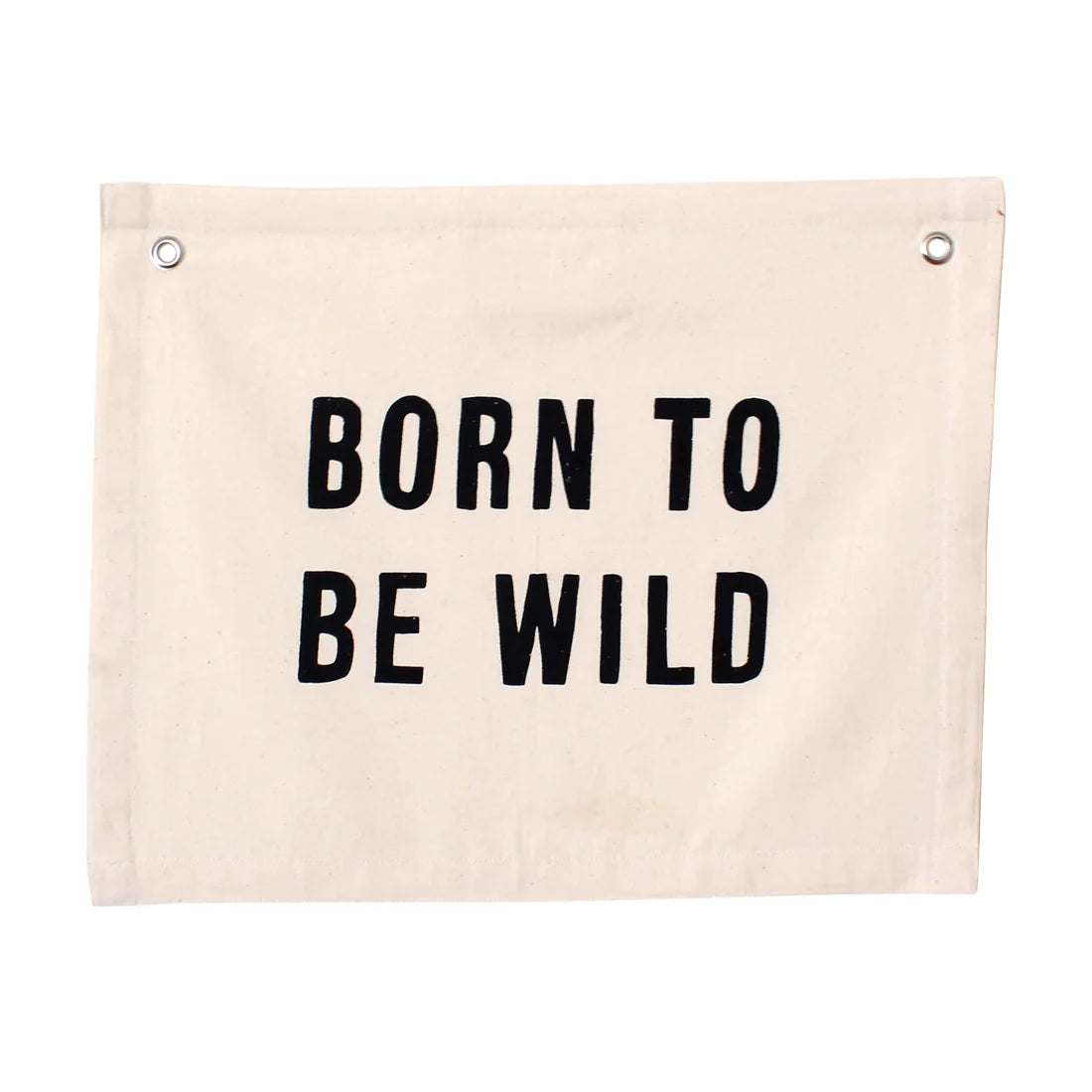 Imani Collective &quot;Born To Be Wild Banner&quot; Canvas Wall Banner for kids room