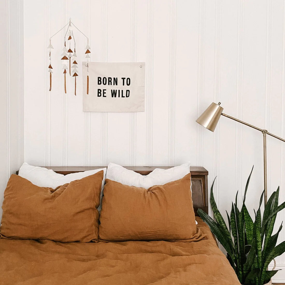 Imani Collective &quot;Born To Be Wild Banner&quot; Canvas Wall Banner for kids room
